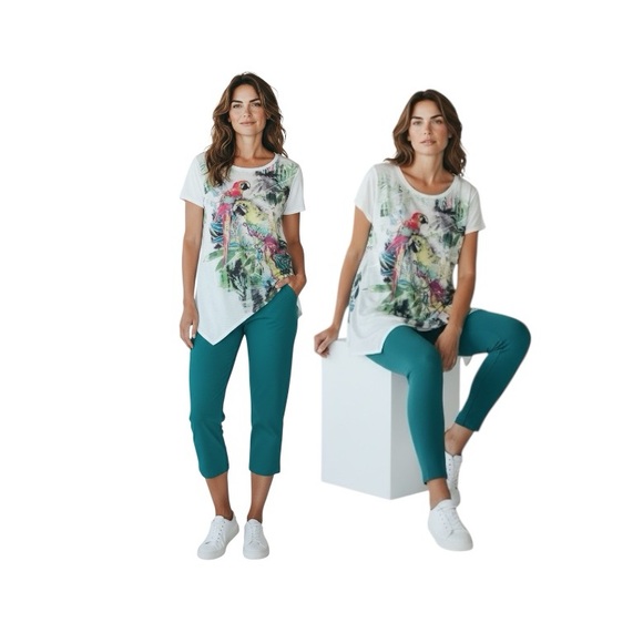 Bleu Legging & Top Outfit - Picture 1 of 15